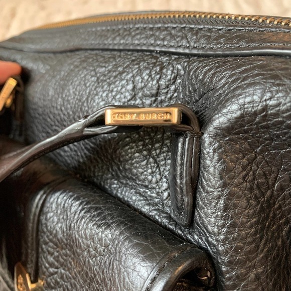 Tory Burch Black Leather Satchel - Picture 5 of 14